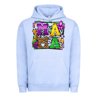 Pigment Grape Ice Mardi Gras leopard frame mama Mother's Day Urban Hoodie - LillyAllenDesigns