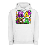 Pigment Lunar Rock Mardi Gras leopard frame mama Mother's Day Urban Hoodie - LillyAllenDesigns