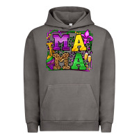 Pigment Tornado Mardi Gras leopard frame mama Mother's Day Urban Hoodie - LillyAllenDesigns
