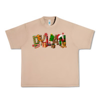 Burro Personalized Christmas Themed Urban Heavy Tee - NancyCooperArtShop