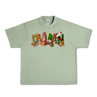 Oil Green Personalized Christmas Themed Urban Heavy Tee - NancyCooperArtShop