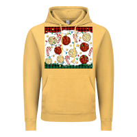 Vintage Mustard christmas conchas Vintage Hoodie - MaliasSmallBusiness