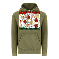 Vintage Olive christmas conchas Vintage Hoodie - MaliasSmallBusiness