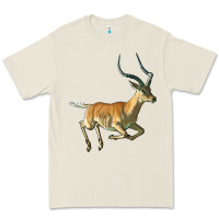 Bone Impala Antelope Illustrations Premium Tee - LillyAllenDesigns