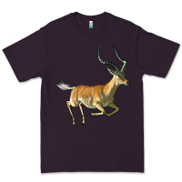 Plum Impala Antelope Illustrations Premium Tee - LillyAllenDesigns