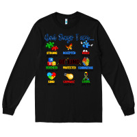 Black god says i am autism Long Sleeve Tee - Artiststas