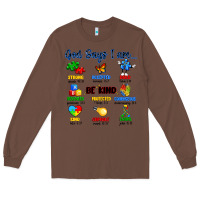 Chestnut god says i am autism Long Sleeve Tee - Artiststas