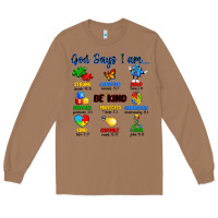 Toasted Coconut god says i am autism Long Sleeve Tee - Artiststas