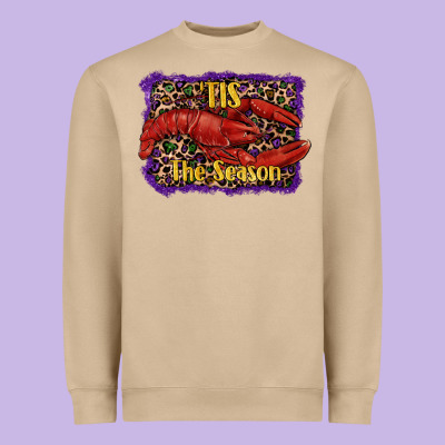 Mardi Gras This The Season Lobster Heavyweight Sweatshirt Designed By Ranaportraitstore