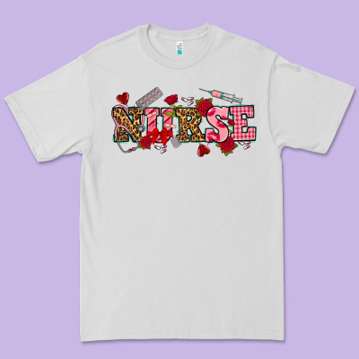 Valentines Day Nurse Premium Tee Designed By Nancycooperartshop
