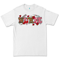 White valentines day nurse Premium Tee - NancyCooperArtShop