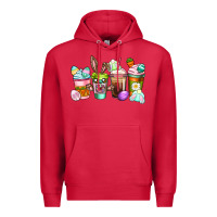 Cardinal Easter coffee cups Easter Day Premium Hoodie - CowGirlArtShop