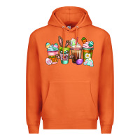 Carrot Easter coffee cups Easter Day Premium Hoodie - CowGirlArtShop