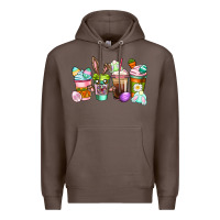 Coffee Easter coffee cups Easter Day Premium Hoodie - CowGirlArtShop