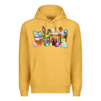 Mustard Easter coffee cups Easter Day Premium Hoodie - CowGirlArtShop