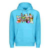 Ocean Blue Easter coffee cups Easter Day Premium Hoodie - CowGirlArtShop