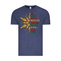 Vintage Denim christmas snowflake Vintage Tee - MaliasSmallBusiness