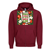 Burgundy because teachers can't live on apples alone tumble Zipper Hoodie - TumblerDesignByShophia