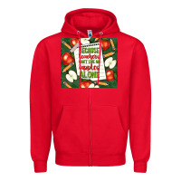 Red because teachers can't live on apples alone tumble Zipper Hoodie - TumblerDesignByShophia