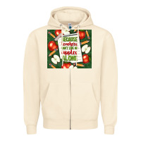 Sandshell because teachers can't live on apples alone tumble Zipper Hoodie - TumblerDesignByShophia
