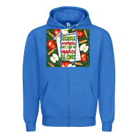 True Royal because teachers can't live on apples alone tumble Zipper Hoodie - TumblerDesignByShophia