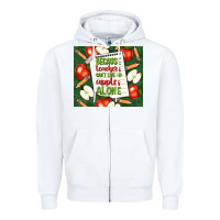 White because teachers can't live on apples alone tumble Zipper Hoodie - TumblerDesignByShophia