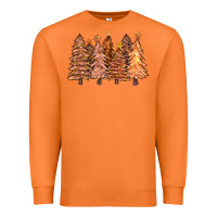 Carrot melanin christmas trees with lights Premium Sweatshirt - FaDigitalArtStudio