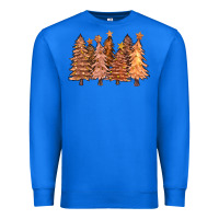 True Royal melanin christmas trees with lights Premium Sweatshirt - FaDigitalArtStudio