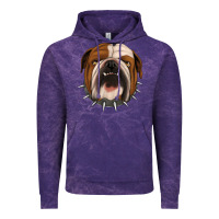 Cloud Purple Bulldog Vintage Hoodie - Jasminsmagicworld