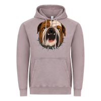 Vintage Zinc Bulldog Vintage Hoodie - Jasminsmagicworld