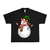Black Snowman Urban Heavy Tee - NancyCooperArtShop