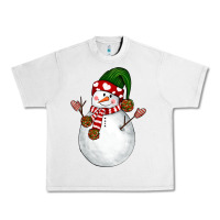 Lunar Rock Snowman Urban Heavy Tee - NancyCooperArtShop