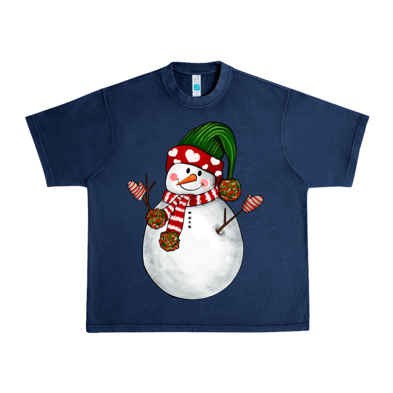 Snowman Urban Heavy Tee by NancyCooperArtShop | Teevron
