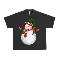 Pigment Black Snowman Urban Heavy Tee - NancyCooperArtShop
