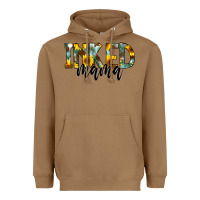 Toasted Coconut Inked Mama Heavyweight Hoodie - CowCowDesign