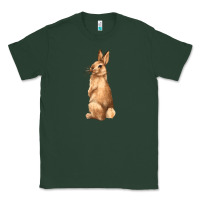Sports Green Bunny Classic Tee - NancyCooperArtShop