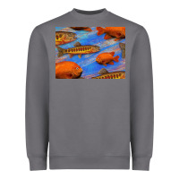 Storm California Golden Trout Garibaldi Fish Background Heavyweight Sweatshirt - Bettercallsaul