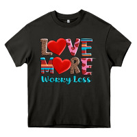 Asphalt love more worry less Heavy Core Tee - AdoDesignShop