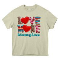 Mossy love more worry less Heavy Core Tee - AdoDesignShop