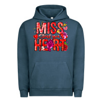 Pigment Midnight Navy Mis Steal Your Heart Urban Hoodie - CowhideDigitalArt