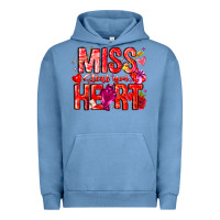Pigment Pebble Blue Mis Steal Your Heart Urban Hoodie - CowhideDigitalArt