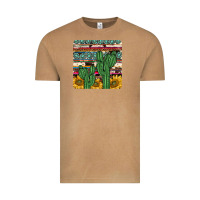 Vintage Camel cactus sunflower coaster Vintage Tee - JahusDesignShop