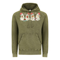 Vintage Olive pantasmas mexican christmas ghosts Vintage Hoodie - MaliasSmallBusiness