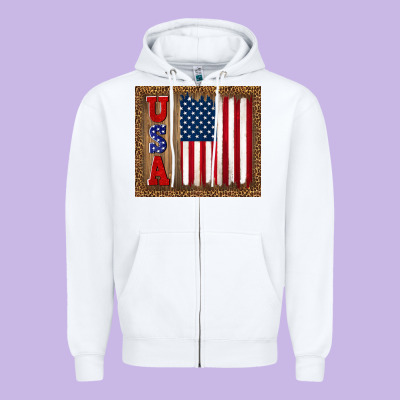 America Usa Flag Tumbler Zipper Hoodie Designed By Tumblerdesignbyshophia