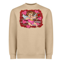 Mushroom valentine's day cupid heart Heavyweight Sweatshirt - RanaPortraitStore