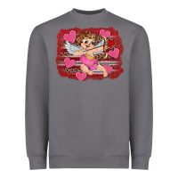 Storm valentine's day cupid heart Heavyweight Sweatshirt - RanaPortraitStore
