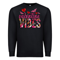 Black valentine vibes olivia Premium Sweatshirt - OliviaCreatesArt