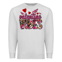 Dove Grey valentine vibes olivia Premium Sweatshirt - OliviaCreatesArt