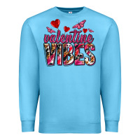 Ocean Blue valentine vibes olivia Premium Sweatshirt - OliviaCreatesArt