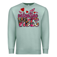 Seafoam valentine vibes olivia Premium Sweatshirt - OliviaCreatesArt